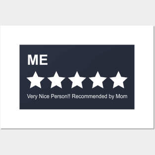 People Rating Five Star Recommend by Mom Posters and Art